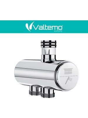 Türkiye Nalbur | Valtemo Krom Tepe Duş Seti Yönlendiricisi Vanası – Butonlu