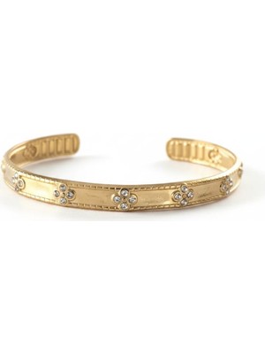 Diva Viva - Aura Antique Serisi - Kadın Çelik Vintage Bileklik - Model 04 (KOD-416)