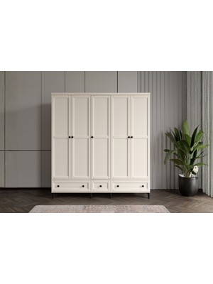 Doressa Duns Moon 5 Kapılı Gardırop