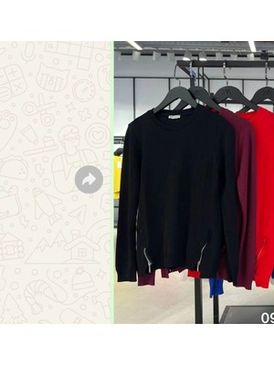 Yandan Fermuarlı Trıko