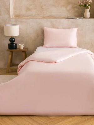 LC Waikiki Pembe Basic Tek Kişilik Nevresim Seti  (S6)