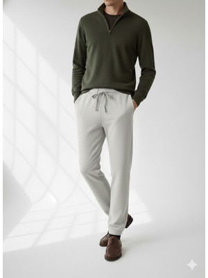 Nobrand 3 Iplik Şardonlu Lastikli Eşofman Altı