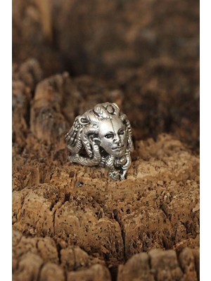 Inure Jewelry Medusa Model Ayarlanabilir Erkek Yüzük