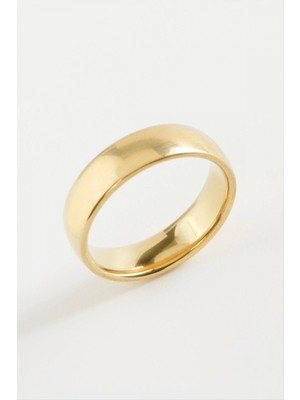 Çelik Alyans Yüzük 6 mm