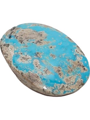 Hasyılmaz Doğal Iran Nişabur Firuze (Turkuaz) Taşı 40,2 Karat - 8,04 Gram T051