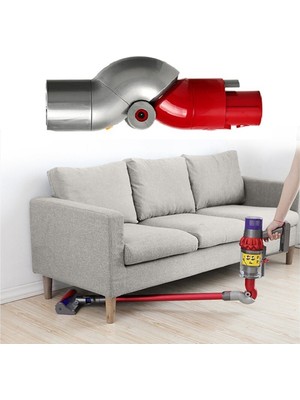 Rovexa Dyson Mobilya Altı Adaptörü - Eğilebilir Dirsek - Bel Bükmeden Temizlik - V7 V8 V10 V11 V15 Uyumlu
