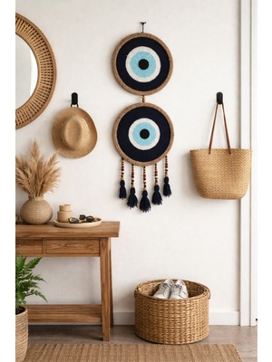 Pitipiti Nazar Boncuğu Dokuma Tasarım Düş Kapanı