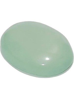 Hasyılmaz Kabaşon Kesim Doğal Aqua Kalsedon Taşı 33,3 Karat A005