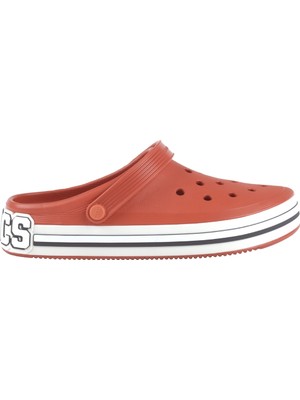 Crocs Off Court Logo Erkek Kırmızı Terlik (209651-625)