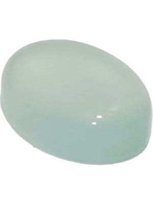 Hasyılmaz Kabaşon Kesim Doğal Aqua Kalsedon Taşı 18,1 Karat A004