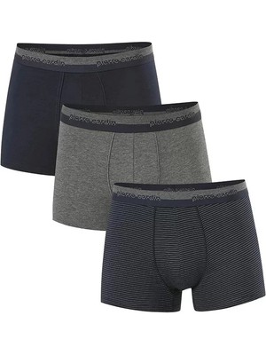 Pierre Cardin Erkek Pamuklu Renkli 3'lü Paket Boxer 370