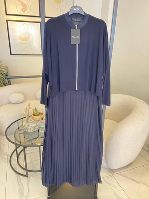 Nurcan Çetin Pliseli Elbise