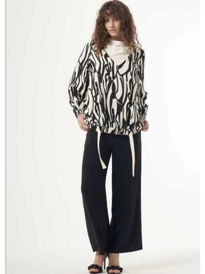 Nuss Desenli Takım Siyah