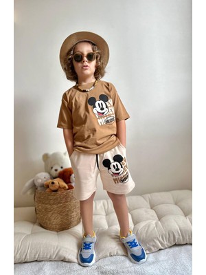 Jolly Kids Erkek Çocuk Karakter Baskılı Şortlu Takım