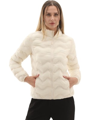 Lumberjack 5W Wl 1star 5pr Kadın Mont Ekru