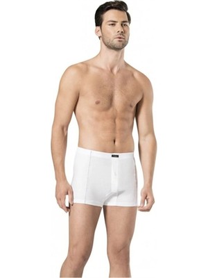 Pierre Cardin Erkek Beyaz %100 Pamuklu 2'li Paket Boxer 405