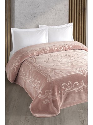 Huzur Çeyiz Kristal Çift Kişilik Emboss Battaniye