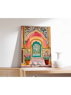 Ninastore Islami Poster, Orta Doğu Dekorasyonu, Botanik Baskı, Arap Duvar Sanatı, Fars Dekorasyonu, Filistin P