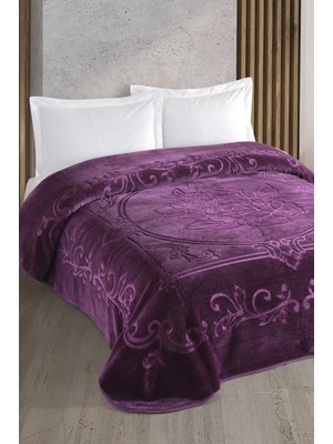 Huzur Çeyiz Kristal Çift Kişilik Emboss Battaniye