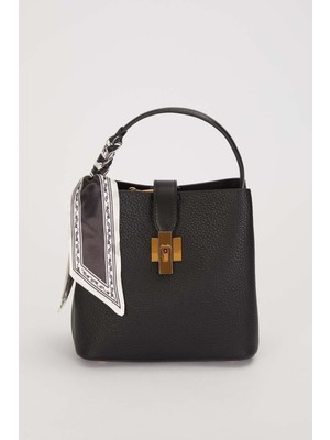 Lêvi D'or Levidor Kahve Renk Fular Detaylı Premium Çanta | Premium 930645