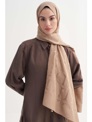 Vizon Carell Monogram Desen Rina Floş Jakar Şal