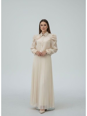 Rabiossa Kadın Gül Detaylı Özel Tasarım Gömlek