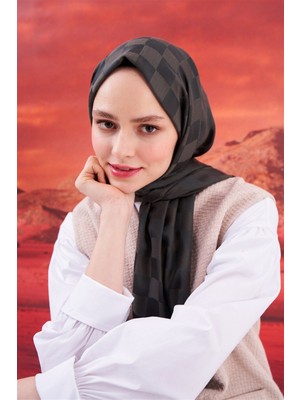 Haki Carell Dama Jakar Italyan Ipekli Şal