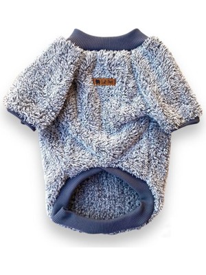 Feyza Design Yumuşak ve Rahat Gri Peluş Köpek Sweatshirt, Şık ve Kullanışlı Tasarım