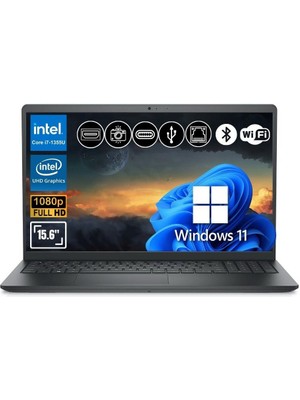 Dell Vostro 3530 I7-1355U 8gb Ram 512GB SSD 15.6" 120 Hz Fhd WIN11PRO N1601PVNB3530U ATL63 Notebook