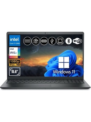 Dell Vostro 3530 I7-1355U 16GB Ram 512GB SSD 15.6" 120 Hz Fhd WIN11PRO N1601PVNB3530U ATL66 Notebook