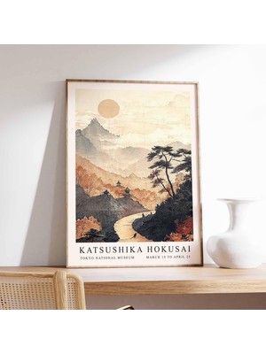 Ninastore Japon Duvar Sanatı Hokusai Posteri Ukiyo-E Baskısı Japandi Duvar Sanatı Vintage Duvar Sanatı Manzara