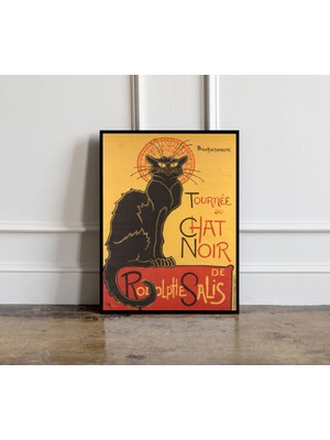 Ninastore Vintage Poster Tournee Du Chat Noir Le Chat Noir Baskı Kedi Baskı Kedi Posteri Le Chat Noir Theophil