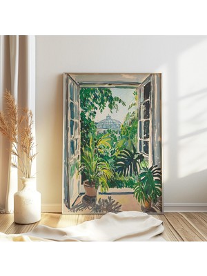 Ninastore Henri Matisse Açık Pencere Posteri Kew Bahçeleri Matisse Çiçek Baskısı Botanik Duvar Sanatı Modern S