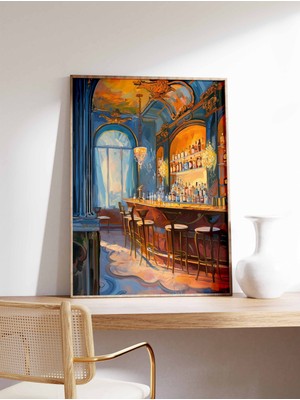 Ninastore Retro Kokteyl Bar Baskısı Vintage Kokteyl Posteri Yiyecek ve Içecek Sanatı Mutfak Posteri Mutfak Dek
