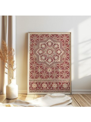 Ninastore Islami Çiçek Sanatı Posteri Geleneksel Islami Desen Baskısı Islami Geometrik Sanat Eseri Arapça Kali