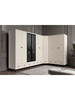 Doressa Zare Moon Köşe Gardırop