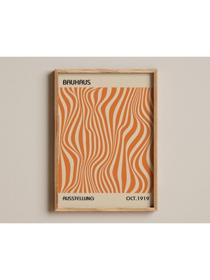 Ninastore Bauhaus Geometrik Baskı (Galeri Duvarı) Soyut Duvar Sanatı Vintage Sanat Orta Çağ Modern Baskı Bauha