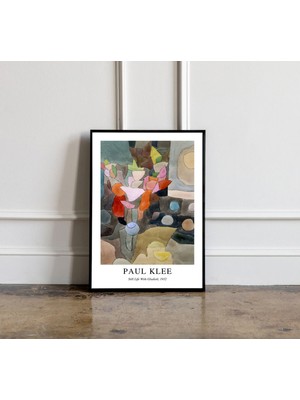 Ninastore Paul Klee'nin Gladyol Çiçekleriyle Natürmort Adlı Eseri, A4 Boyutu.