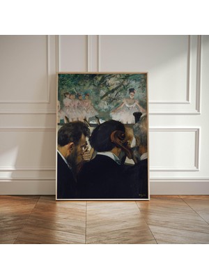 Ninastore Edgar Degas Balerinler Baskısı, Degas Balerin Posteri, Degas Sergi Posteri, Degas Duvar Sanatı, Bale