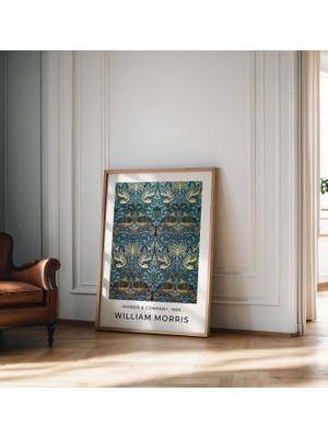 Ninastore Nadir Orijinal William Morris Desenli Poster, Vintage Morris Baskı, William Morris Duvar Sanatı, Ev