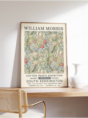 Ninastore William Morris Baskısı William Morris Sergi Baskısı William Morris Posteri Vintage Duvar Sanatı Teks