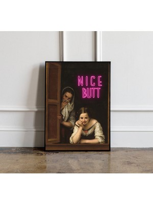 Ninastore Komik Banyo Temalı Değiştirilmiş Sanat Baskısı, Yatak Odası, Oturma Odası Duvar Dekorasyonu Için Mod