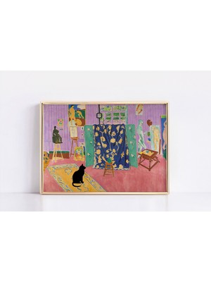 Ninastore Henri Matisse Pembe Stüdyo 1911 Posteri Henri Matisse Posteri Sergi Baskısı Matisse Pembe Posteri He