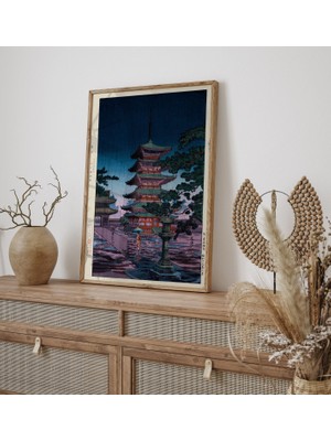 Ninastore Tsuchiya Koitsu Japon Vintage Ahşap Baskı Posteri Tsuchiya Koitsu Baskı Japon Sanat Baskısı Japon Vi