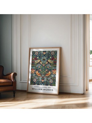 Ninastore William Morris Posteri William Morris Baskısı William Morris Çiçek Sanatı Vintage Poster Çiçek Baskı