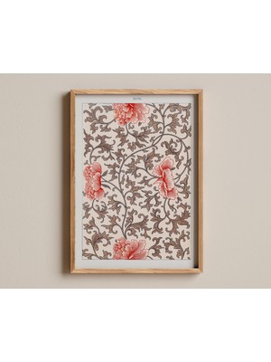 Ninastore Çin Süsleme Baskısı Owen Jones Dekoratif Çiçek Deseni Süsleme Sanatı Posteri Viktorya Dönemi Desen D