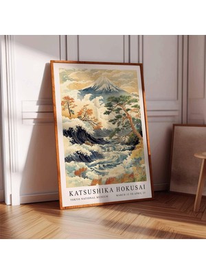 Ninastore Japon Duvar Sanatı Hokusai Posteri Ukiyo-E Baskısı Japandi Duvar Sanatı Vintage Duvar Sanatı Manzara