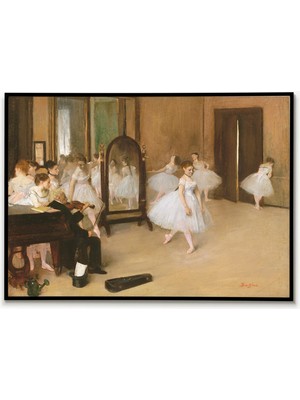 Ninastore Edgar Degas Bale Sınıfı Posteri Bale Sınıfı Duvar Dekoru Duvar Sanatı Poster Sanatı Fransız Ressam S