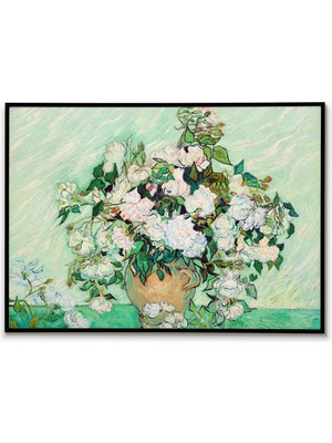 Ninastore Vincent Van Gogh Güller Manzara Tablosu Poster Poster Baskı Sanat Eseri Duvar Dekoru Empresyonist Sa