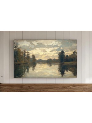 Ninastore Manzara Vintage Tablo Çerçevesi Tv Duvar Sanatı Samsung Tv Sanatı Klasik Tablo Dijital Indirme Ekran